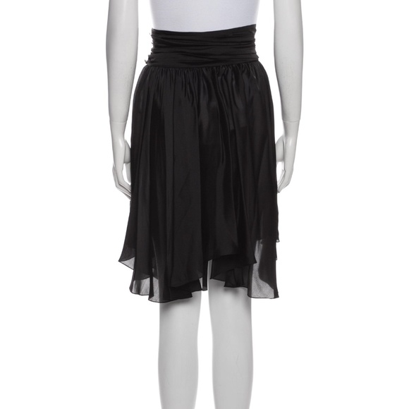 Alexandre Vauthier 100% Silk Featherweight Knee-Length Skirt * NEW * 65% OFF - Picture 6 of 10